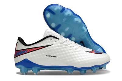 Nike Hypervenom Phantom FG Football Boots - White/Red/Blue