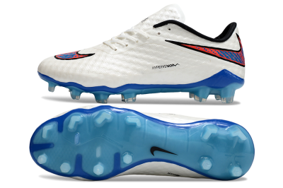 Nike Hypervenom Phantom FG Football Boots - White/Red/Blue