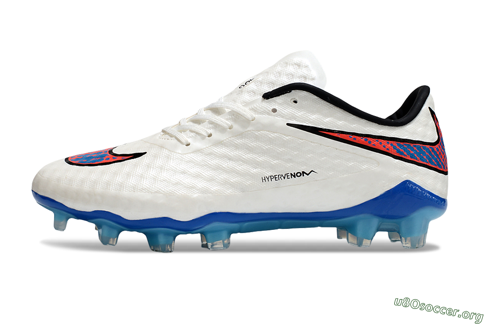 Nike Hypervenom Phantom FG Football Boots - White/Red/Blue 3