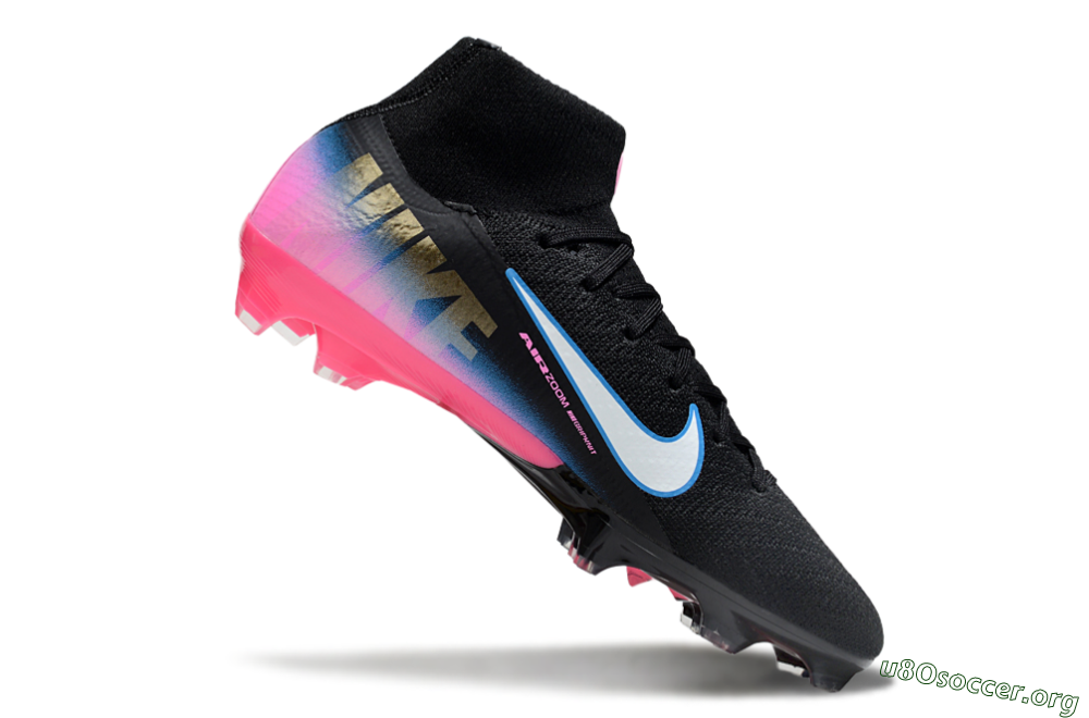 Nike Air Zoom Mercurial Superfly 10 Elite SG Football Boots - Black/White/Pink 4