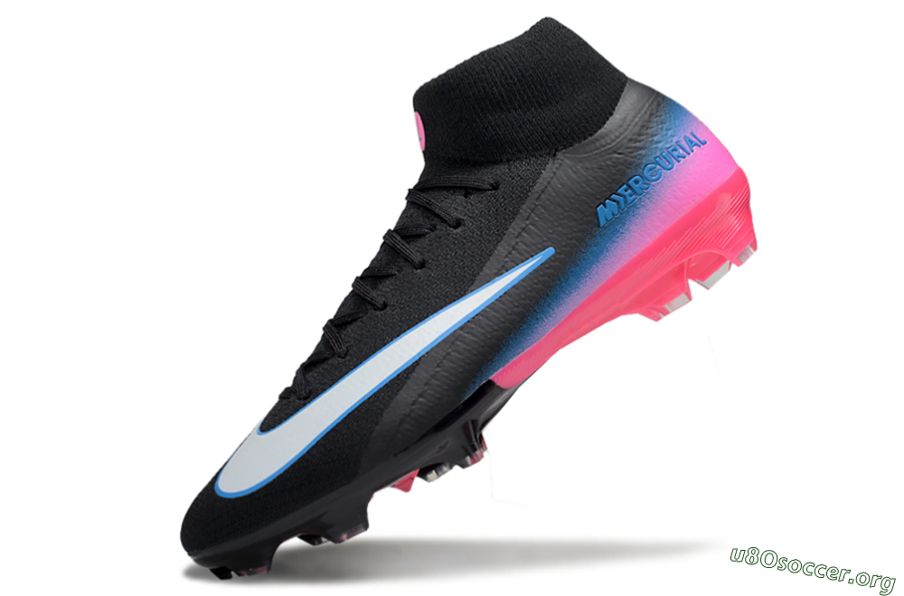 Nike Air Zoom Mercurial Superfly 10 Elite SG Football Boots - Black/White/Pink 5
