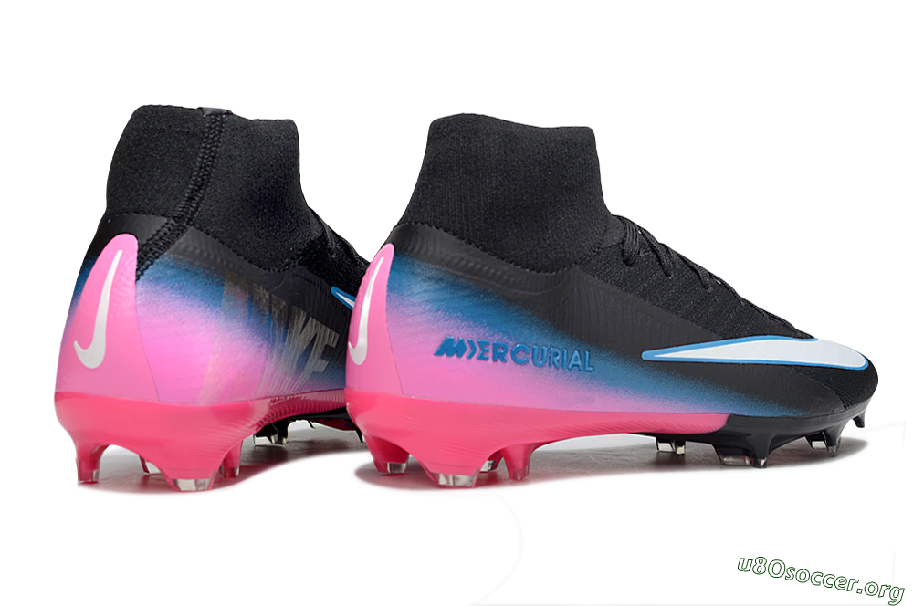 Nike Air Zoom Mercurial Superfly 10 Elite SG Football Boots - Black/White/Pink 6