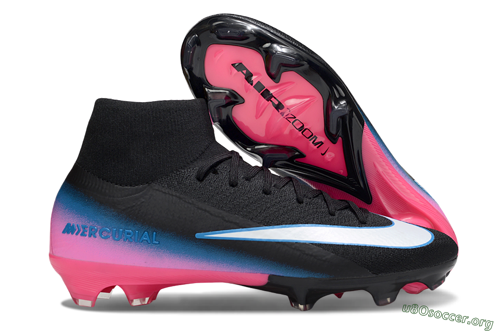 Nike Air Zoom Mercurial Superfly 10 Elite SG Football Boots - Black/White/Pink 2