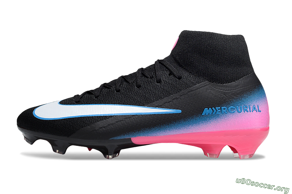 Nike Air Zoom Mercurial Superfly 10 Elite SG Football Boots - Black/White/Pink 3