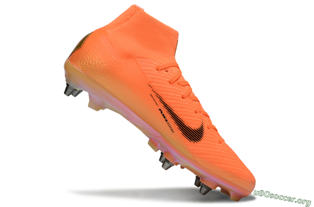 Nike Air Zoom Mercurial Superfly 10 Elite SG Football Boots - Red/Black/Gold 4
