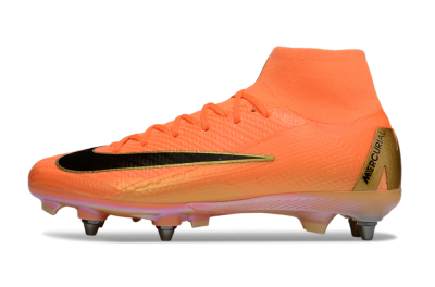 Nike Air Zoom Mercurial Superfly 10 Elite SG Football Boots - Red/Black/Gold
