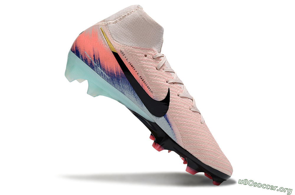 Nike Air Zoom Mercurial Superfly 10 Elite FG Football Boots - Pink/Black/Gold 4