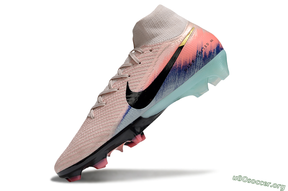 Nike Air Zoom Mercurial Superfly 10 Elite FG Football Boots - Pink/Black/Gold 5