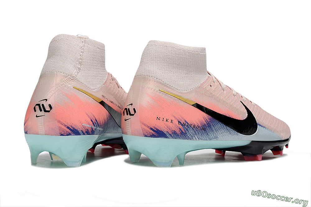 Nike Air Zoom Mercurial Superfly 10 Elite FG Football Boots - Pink/Black/Gold 6