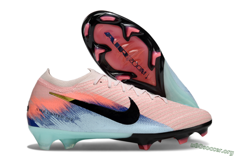 Nike Air Zoom Mercurial Vapor 16 Elite FG Football Boots - Pink/Black/Jade 2