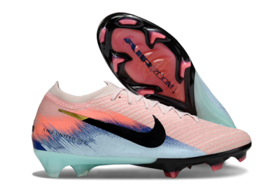 Nike Air Zoom Mercurial Vapor 16 Elite FG Football Boots - Pink/Black/Jade
