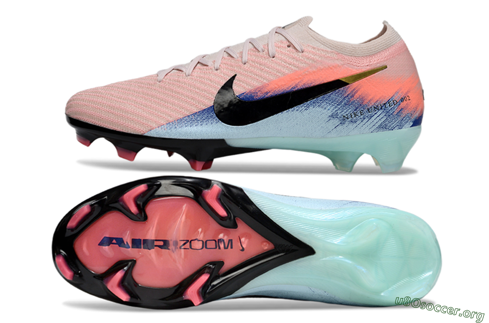 Nike Air Zoom Mercurial Vapor 16 Elite FG Football Boots - Pink/Black/Jade 1