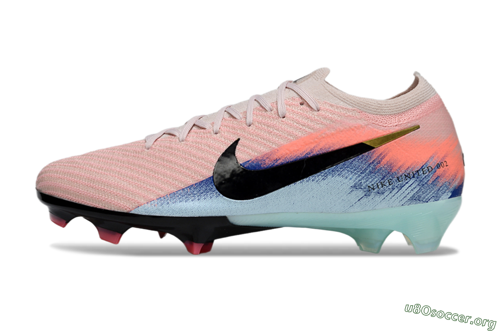 Nike Air Zoom Mercurial Vapor 16 Elite FG Football Boots - Pink/Black/Jade 3