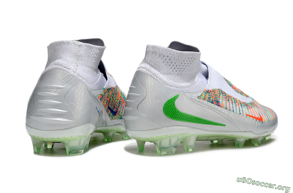 Nike Phantom 6 Elite FG Football Boots - White/Red/Yellow 6