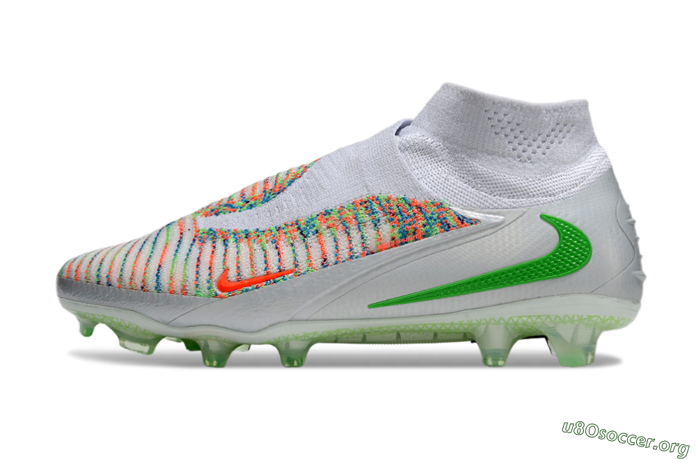 Nike Phantom 6 Elite FG Football Boots - White/Red/Yellow 3