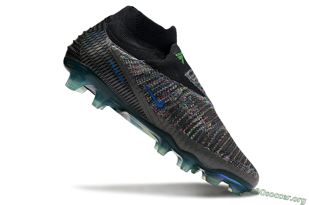 Nike Phantom 6 Elite FG Football Boots - Black/Yellow/Red 4