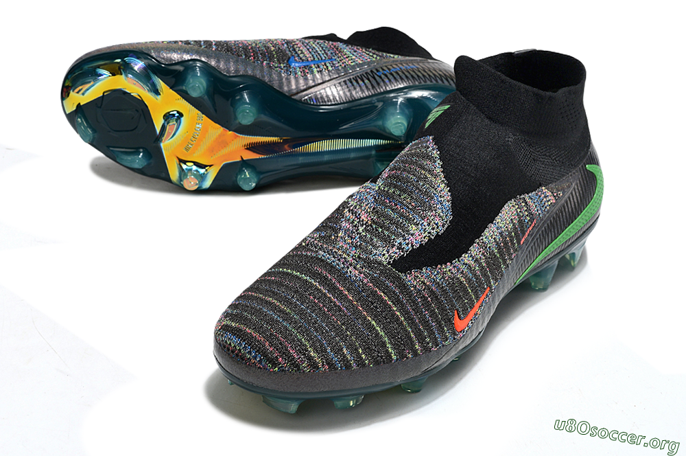 Nike Phantom 6 Elite FG Football Boots - Black/Yellow/Red 0