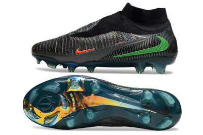 Nike Phantom 6 Elite FG Football Boots - Black/Yellow/Red