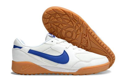 Nike Terra Manta TF Football Shoes - White/Blue/Brown