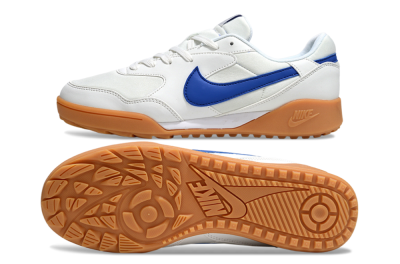Nike Terra Manta TF Football Shoes - White/Blue/Brown