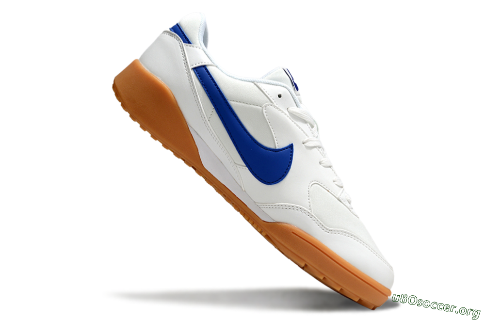 Nike Terra Manta TF Football Shoes - White/Blue/Brown 4