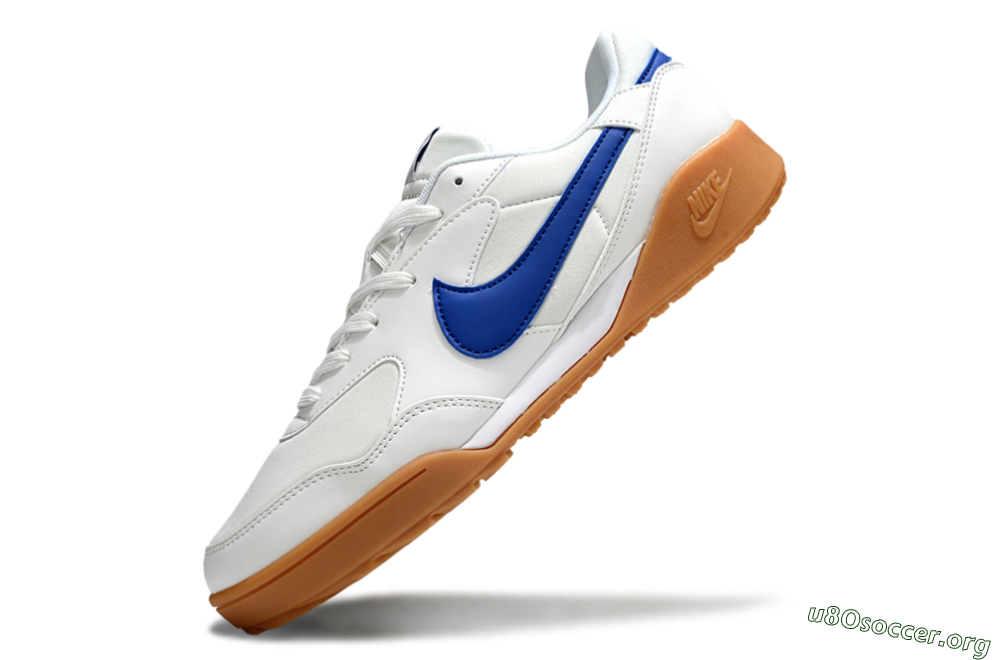 Nike Terra Manta TF Football Shoes - White/Blue/Brown 5