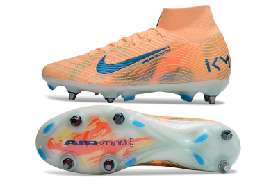 Nike Air Zoom Mercurial Superfly 10 Elite SG Football Boots - Pink/Blue/Whtie