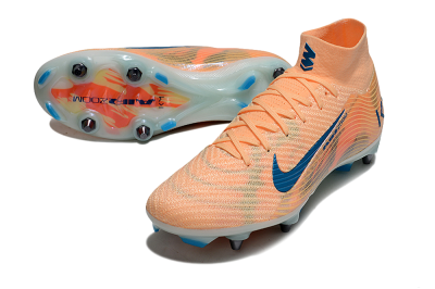Nike Air Zoom Mercurial Superfly 10 Elite SG Football Boots - Pink/Blue/Whtie