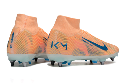 Nike Air Zoom Mercurial Superfly 10 Elite SG Football Boots - Pink/Blue/Whtie