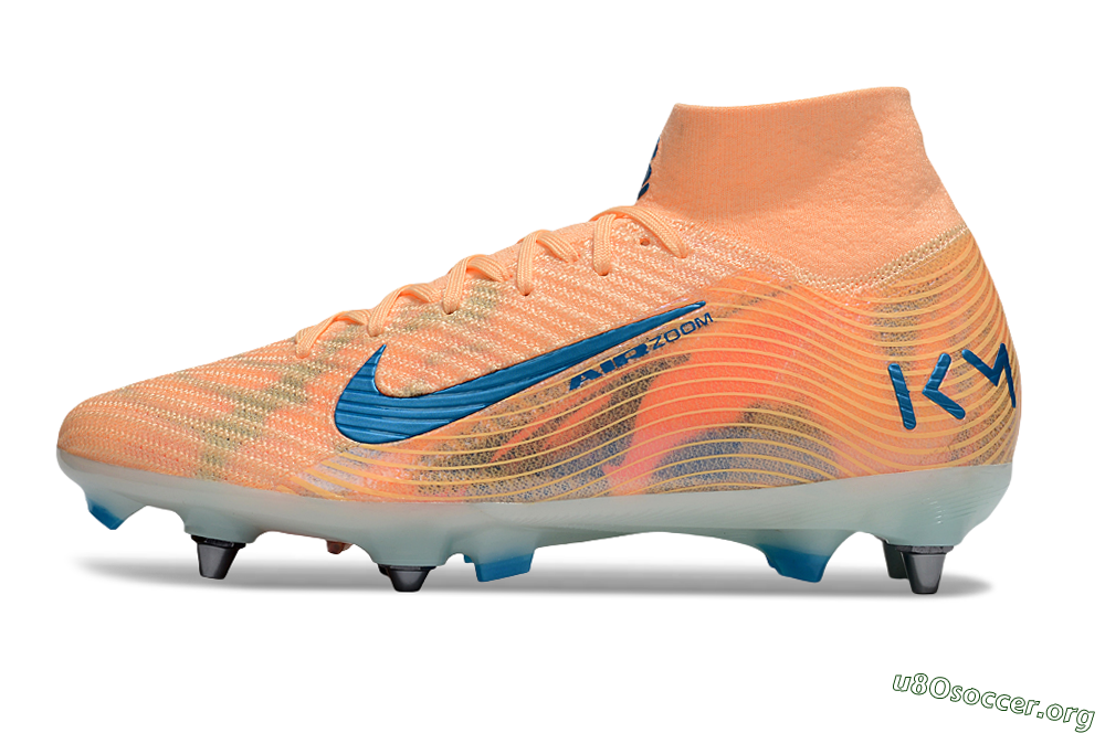 Nike Air Zoom Mercurial Superfly 10 Elite SG Football Boots - Pink/Blue/Whtie 3