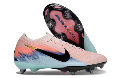 Nike Air Zoom Mercurial Vapor 16 Elite SG Football Boots - Pink/Black/Jade