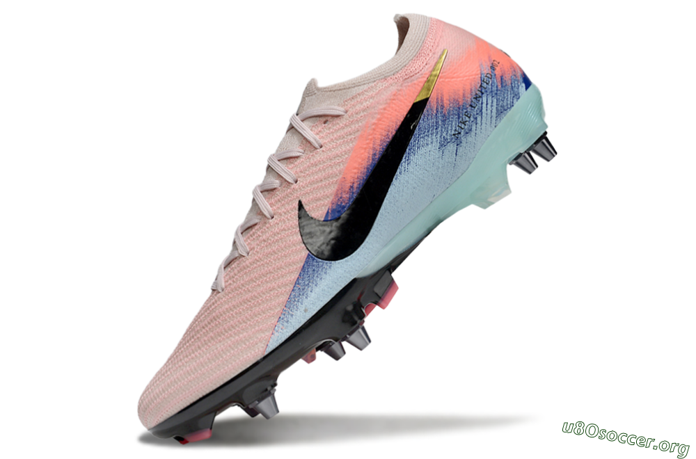 Nike Air Zoom Mercurial Vapor 16 Elite SG Football Boots - Pink/Black/Jade 5