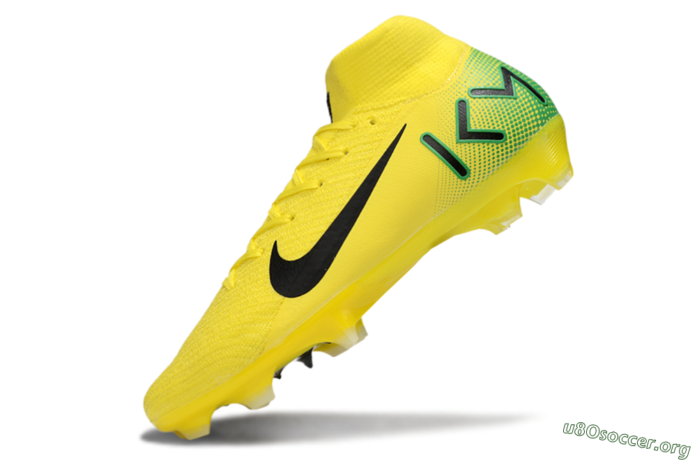 Nike Air Zoom Mercurial Superfly 10 Elite FG Football Boots - Yellow/Black/Green 5