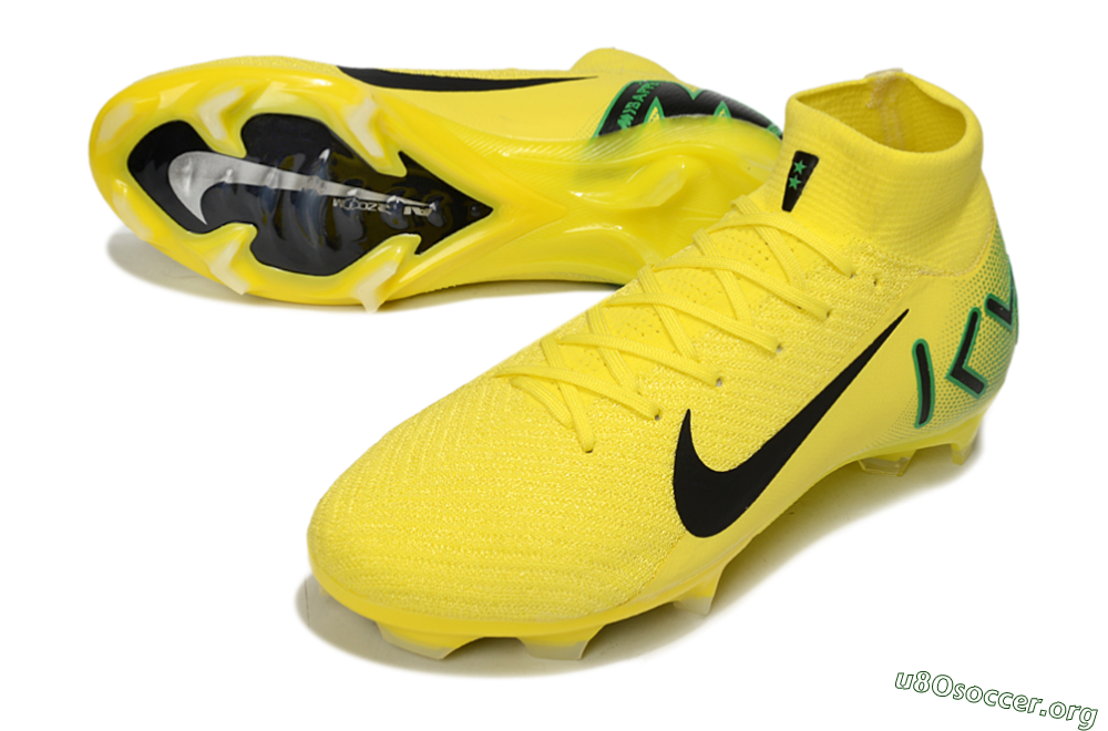 Nike Air Zoom Mercurial Superfly 10 Elite FG Football Boots - Yellow/Black/Green 0