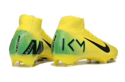 Nike Air Zoom Mercurial Superfly 10 Elite FG Football Boots - Yellow/Black/Green