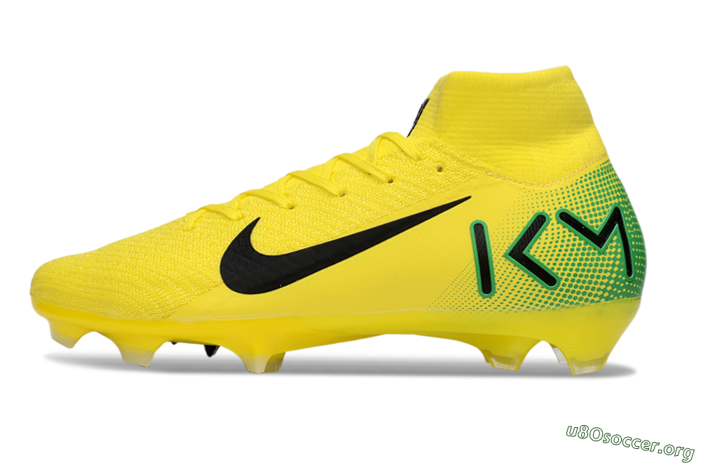 Nike Air Zoom Mercurial Superfly 10 Elite FG Football Boots - Yellow/Black/Green 3