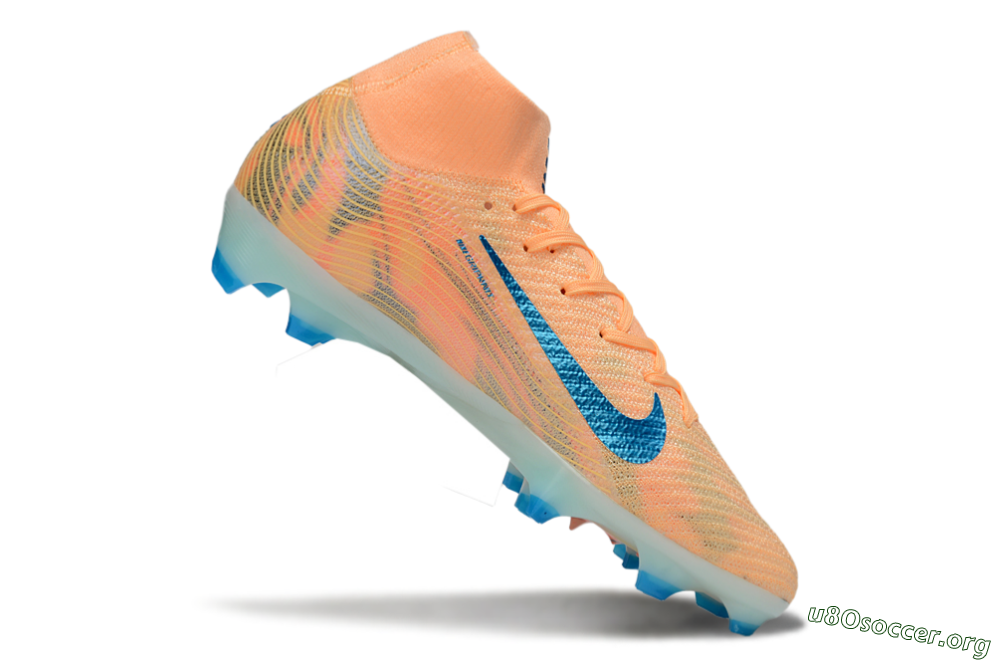 Nike Air Zoom Mercurial Superfly 10 Elite FG Football Boots - Pink/Blue/Whtie 4