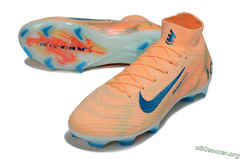 Nike Air Zoom Mercurial Superfly 10 Elite FG Football Boots - Pink/Blue/Whtie 0