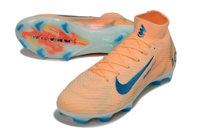 Nike Air Zoom Mercurial Superfly 10 Elite FG Football Boots - Pink/Blue/Whtie