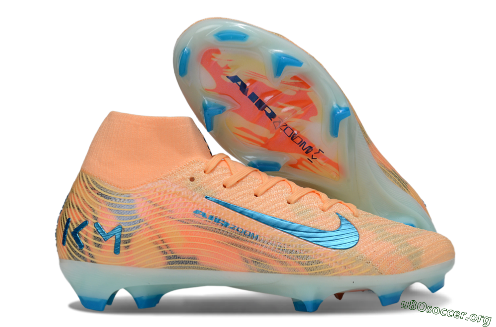 Nike Air Zoom Mercurial Superfly 10 Elite FG Football Boots - Pink/Blue/Whtie 2
