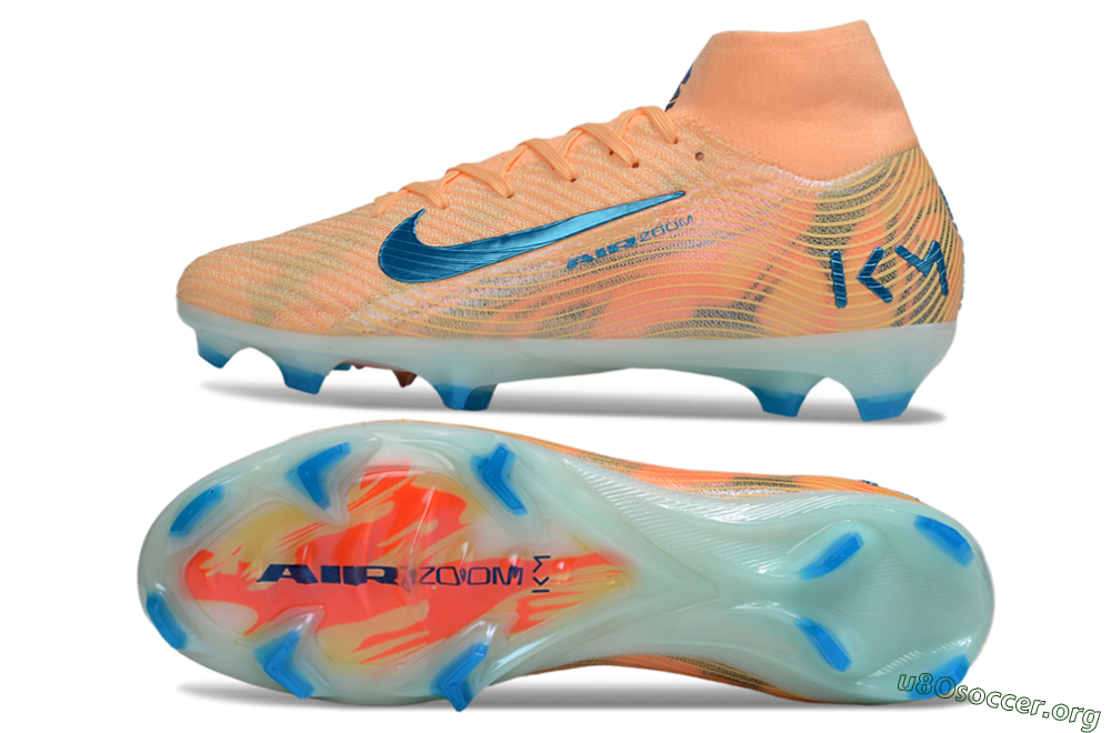 Nike Air Zoom Mercurial Superfly 10 Elite FG Football Boots - Pink/Blue/Whtie 1