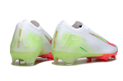 Nike Air Zoom Mercurial Vapor 16 Elite FG Football Boots - White/Pink/Yellow