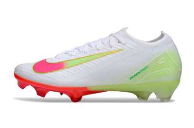 Nike Air Zoom Mercurial Vapor 16 Elite FG Football Boots - White/Pink/Yellow