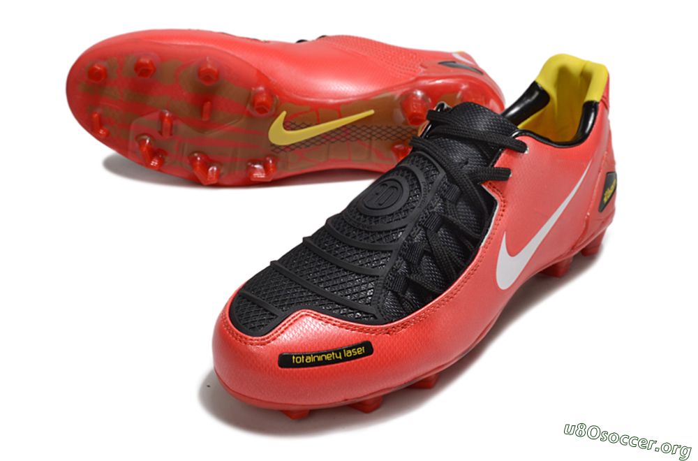 Nike Air Zoom Total 90 Laser FG Football Boots - Red/White/Black 0