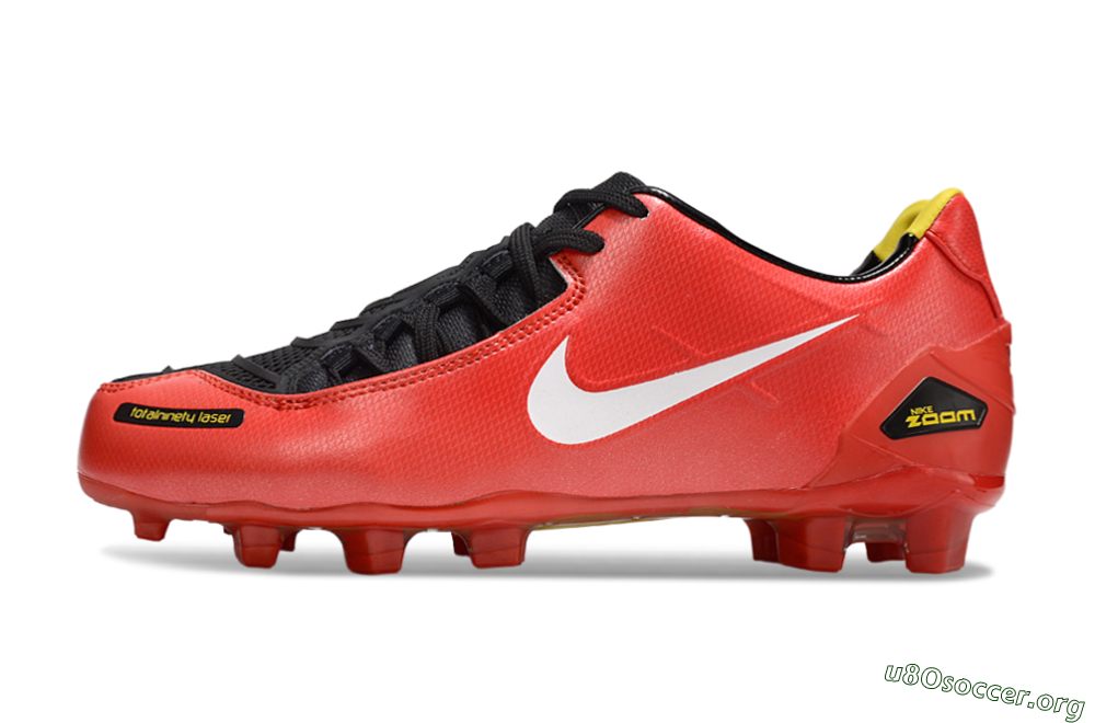 Nike Air Zoom Total 90 Laser FG Football Boots - Red/White/Black 3