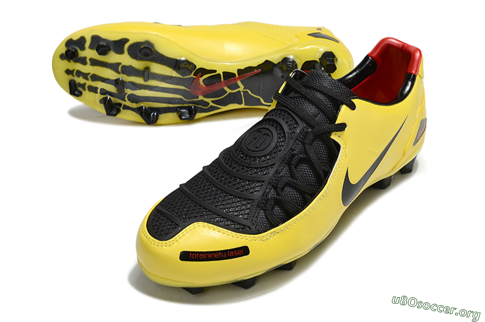 Nike Air Zoom Total 90 Laser FG Football Boots - Yellow/Black/Red 0