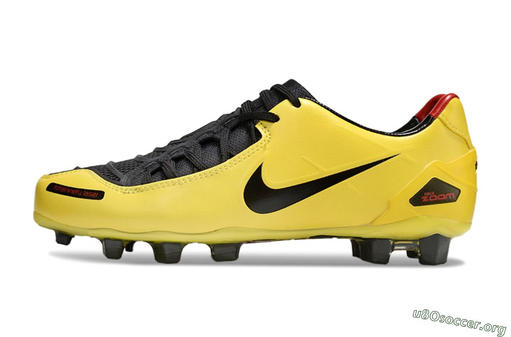 Nike Air Zoom Total 90 Laser FG Football Boots - Yellow/Black/Red 3