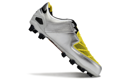 Nike Air Zoom Total 90 Laser FG Football Boots - Silver/Black/Yellow