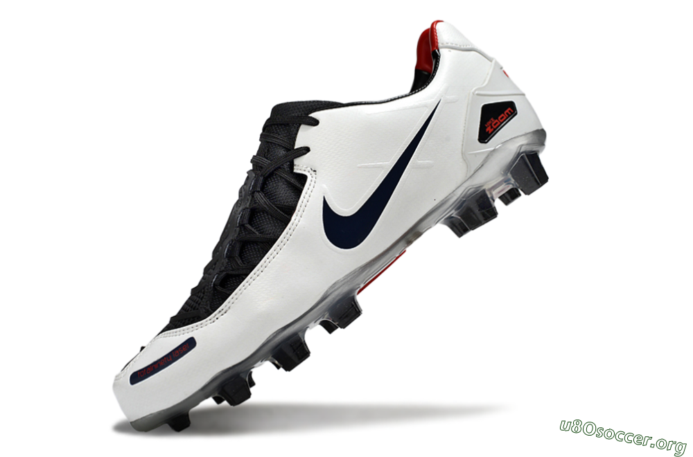 Nike Air Zoom Total 90 Laser FG Football Boots - White/Black/Red 5