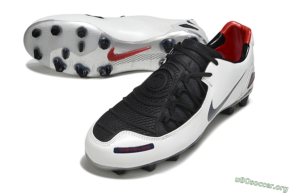 Nike Air Zoom Total 90 Laser FG Football Boots - White/Black/Red 0